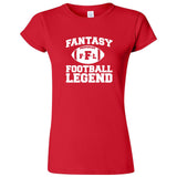  "Fantasy Football Legend" women's t-shirt Red