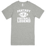  "Fantasy Football Legend" men's t-shirt Heather Grey