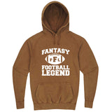  "Fantasy Football Legend" hoodie, 3XL, Vintage Camel
