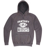  "Fantasy Football Legend" hoodie, 3XL, Vintage Zinc