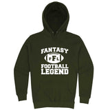  "Fantasy Football Legend" hoodie, 3XL, Army Green