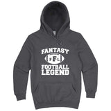  "Fantasy Football Legend" hoodie, 3XL, Storm