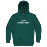  "I Love It When My Girlfriend Lets Me Play Board Games" hoodie, 3XL, Teal