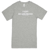  "I Love It When My Girlfriend Lets Me Play Chess" men's t-shirt Heather Grey