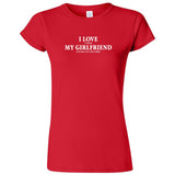  "I Love It When My Girlfriend Lets Me Play Card Games" women's t-shirt Red