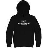  "I Love It When My Girlfriend Lets Me Play Card Games" hoodie, 3XL, Black