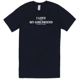  "I Love It When My Girlfriend Lets Me Play Poker" men's t-shirt Navy