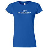  "I Love It When My Girlfriend Lets Me Play Video Games" women's t-shirt Royal Blue