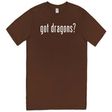  "Got Dragons?" men's t-shirt Chestnut