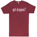  "Got Dragons?" men's t-shirt Vintage Brick