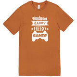  "Husband, Daddy, Hero, Gamer" men's t-shirt Meerkat