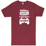  "Husband, Daddy, Hero, Gamer" men's t-shirt Vintage Brick
