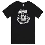  "Hardcore Gamer, Classically Trained" men's t-shirt Black