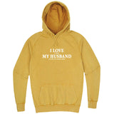  "I Love It When My Husband Lets Me Play Board Games" hoodie, 3XL, Vintage Mustard