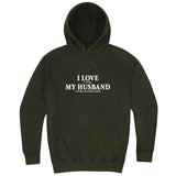  "I Love It When My Husband Lets Me Play Board Games" hoodie, 3XL, Vintage Olive