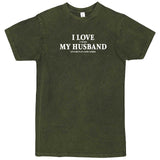  "I Love It When My Husband Lets Me Play Card Games" men's t-shirt Vintage Olive