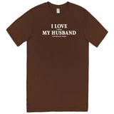  "I Love It When My Husband Lets Me Play Poker" men's t-shirt Chestnut