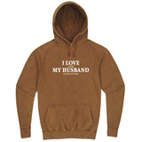  "I Love It When My Husband Lets Me Play Poker" hoodie, 3XL, Vintage Camel