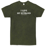  "I Love It When My Husband Lets Me Play Poker" men's t-shirt Vintage Olive