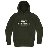  "I Love It When My Husband Lets Me Play Video Games" hoodie, 3XL, Vintage Olive