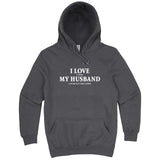  "I Love It When My Husband Lets Me Play Video Games" hoodie, 3XL, Storm