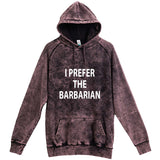  "I Prefer the Barbarian" hoodie, 3XL, Vintage Cloud Black