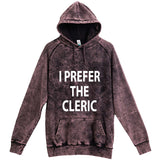  "I Prefer the Cleric" hoodie, 3XL, Vintage Cloud Black