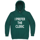 "I Prefer the Cleric" hoodie, 3XL, Teal