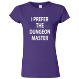  "I Prefer the Dungeon Master" women's t-shirt Purple