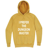  "I Prefer the Dungeon Master" hoodie, 3XL, Vintage Mustard