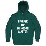  "I Prefer the Dungeon Master" hoodie, 3XL, Teal