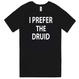  "I Prefer the Druid" men's t-shirt Black