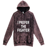  "I Prefer the Fighter" hoodie, 3XL, Vintage Cloud Black