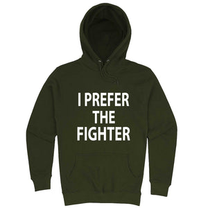  "I Prefer the Fighter" hoodie, 3XL, Vintage Black