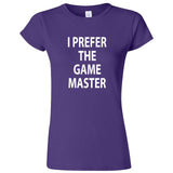  "I Prefer the Game Master" women's t-shirt Purple