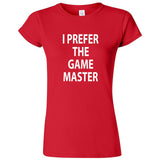  "I Prefer the Game Master" women's t-shirt Red