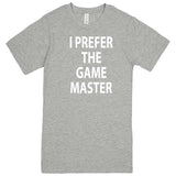  "I Prefer the Game Master" men's t-shirt Heather Grey