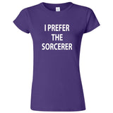  "I Prefer the Sorcerer" women's t-shirt Purple