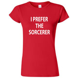  "I Prefer the Sorcerer" women's t-shirt Red