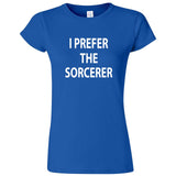  "I Prefer the Sorcerer" women's t-shirt Royal Blue