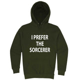  "I Prefer the Sorcerer" hoodie, 3XL, Army Green