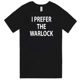  "I Prefer the Warlock" men's t-shirt Black