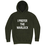  "I Prefer the Warlock" hoodie, 3XL, Vintage Olive