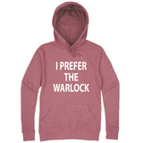 "I Prefer the Warlock" hoodie, 3XL, Mauve