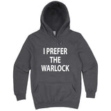  "I Prefer the Warlock" hoodie, 3XL, Storm