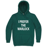  "I Prefer the Warlock" hoodie, 3XL, Teal