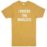  "I Prefer the Warlock" men's t-shirt Vintage Mustard
