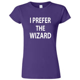  "I Prefer the Wizard" women's t-shirt Purple