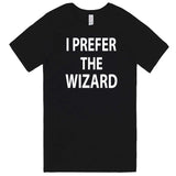  "I Prefer the Wizard" men's t-shirt Black