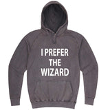  "I Prefer the Wizard" hoodie, 3XL, Vintage Zinc